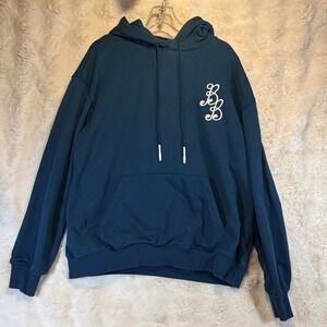 Bogey Boys BB Logo Hoodie Teal Green XXL Cotton Blend Pullover Casual heavyweigh